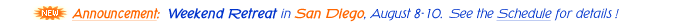 San Diego Retreat Announcement